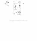 Electric Starter Diagram and Parts List for  Briggs and Stratton Engine